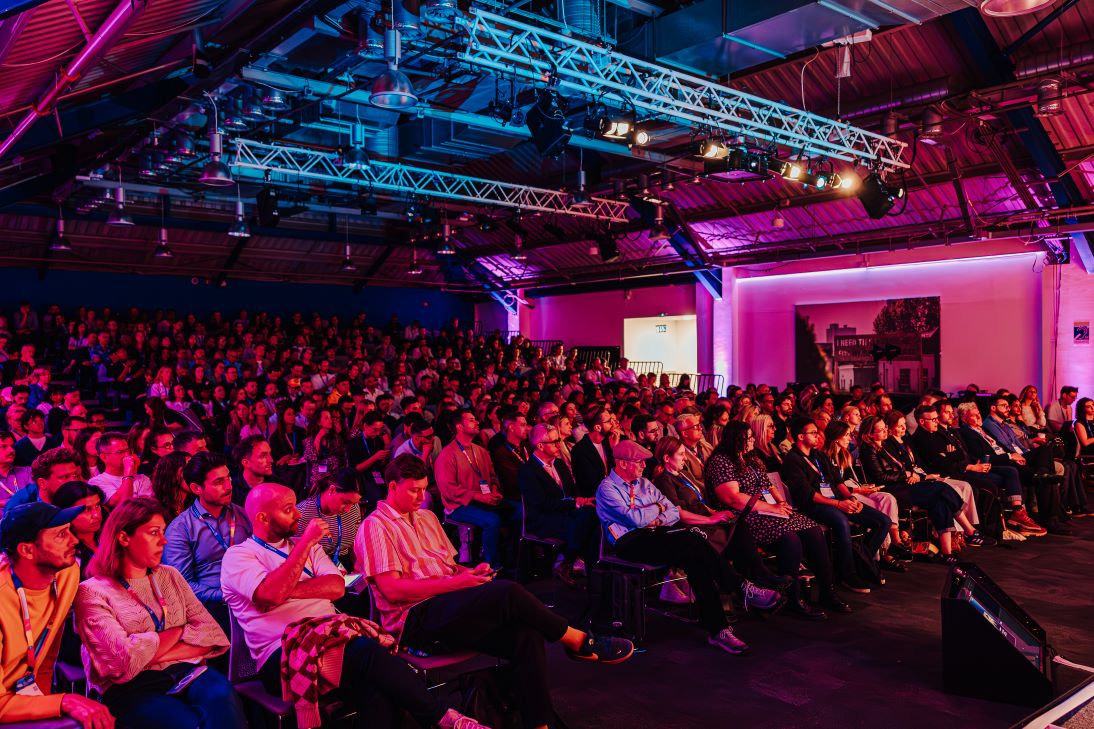 The inaugural Podcast Show main stage